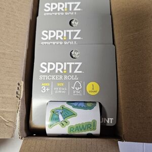 Spritz Dinosaur Sharks Sticker‎ Rolls 6